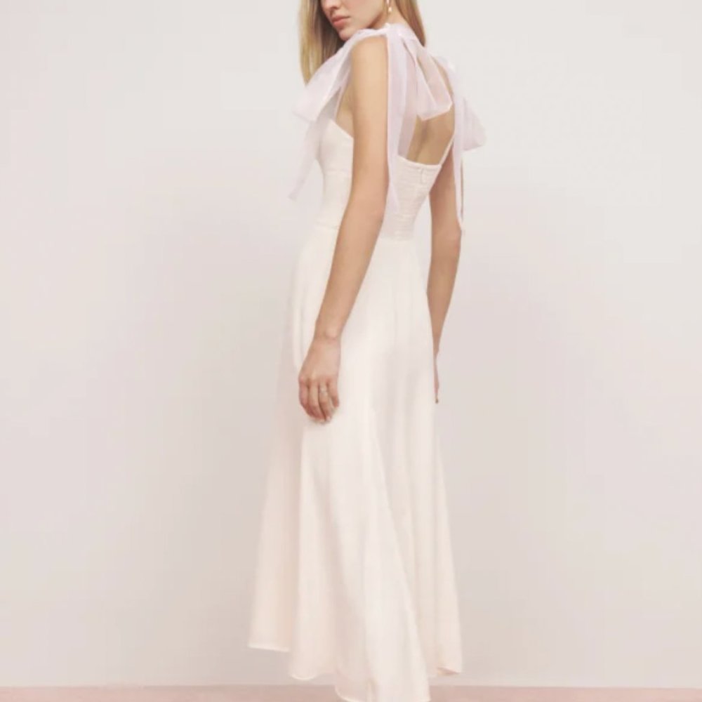 Ivory Reformation Kairo Dress -- Worn Once